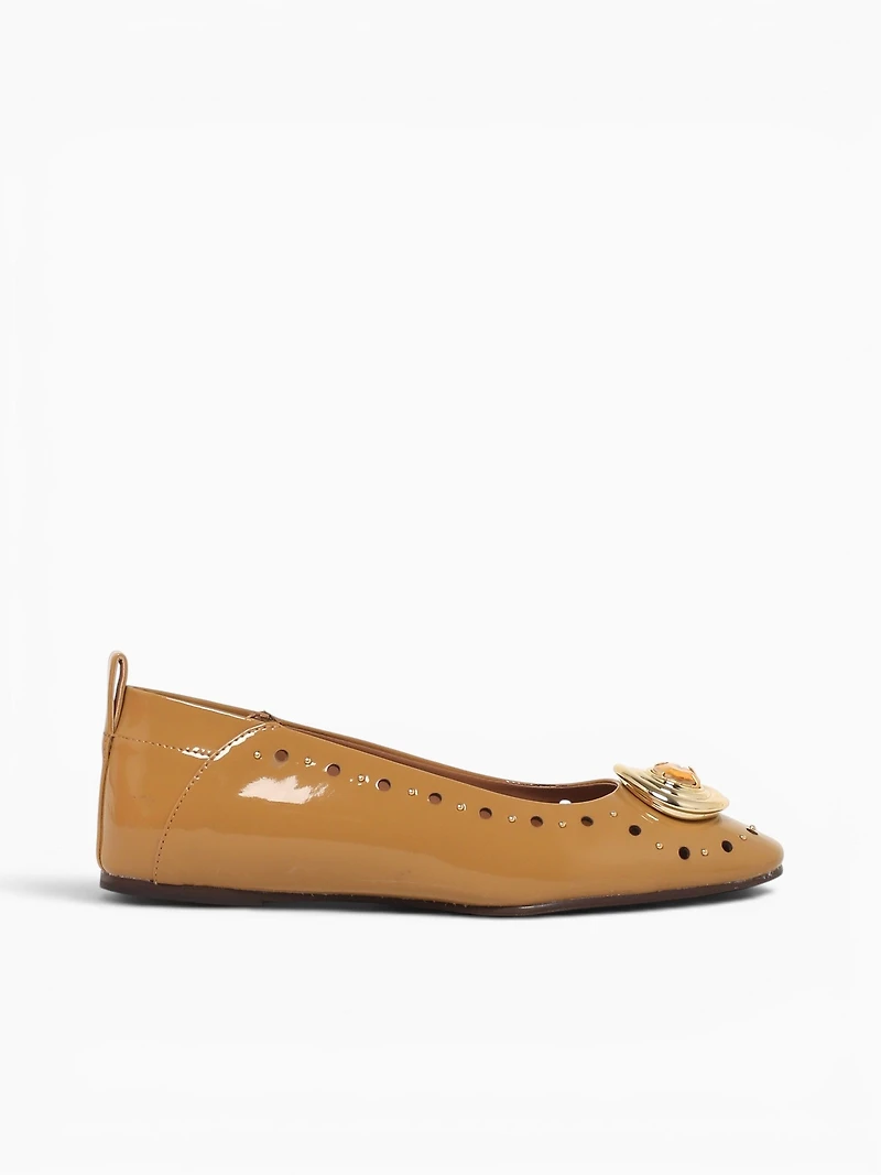 Francis Peach Sand Verniz Canvas