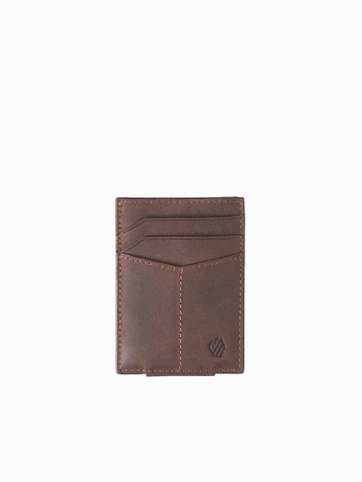 Rhodes Front Pocket Wallet Brown Oils