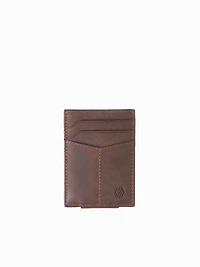 Rhodes Front Pocket Wallet Brown Oils
