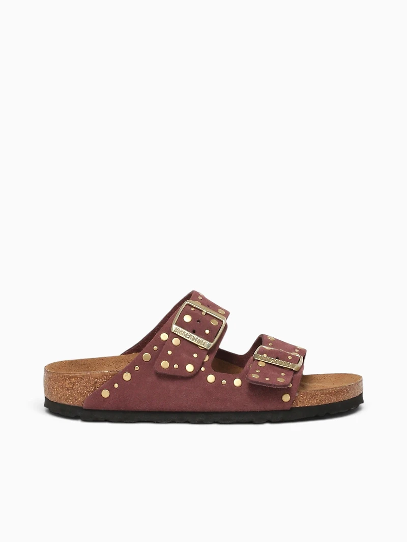 Arizona Rivets Pepper Suede