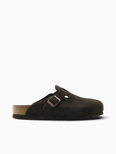 Boston Soft Footbed Mocha Suede