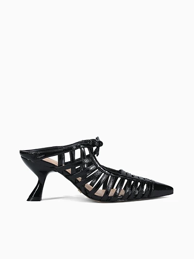 Scarlet Black Patent