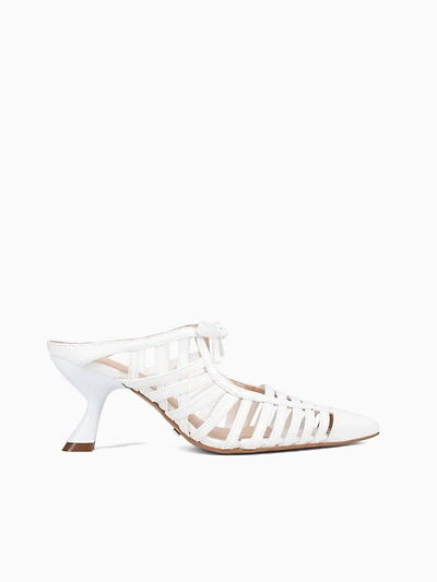 Scarlet White Patent