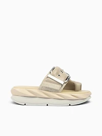 Mellow Glow Greige Sheep Patent Leather