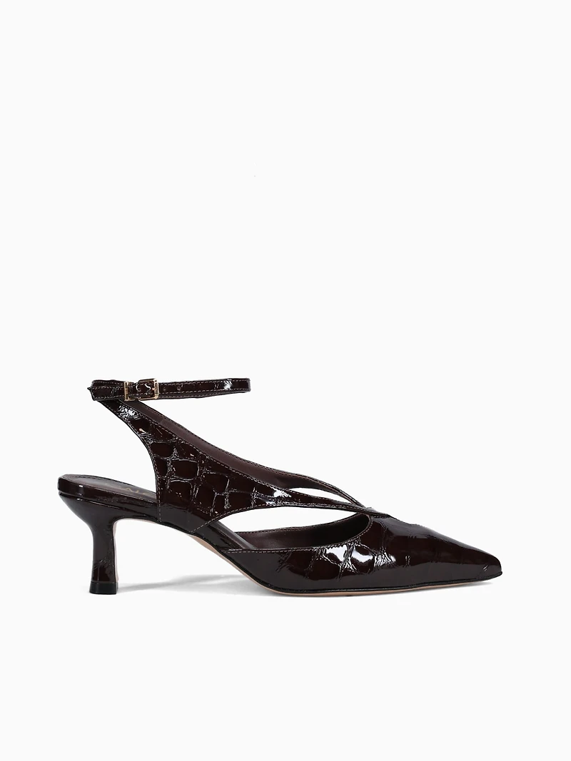 Jackie Chocolate Sauce Croco Gloss
