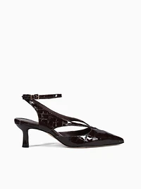 Jackie Chocolate Sauce Croco Gloss