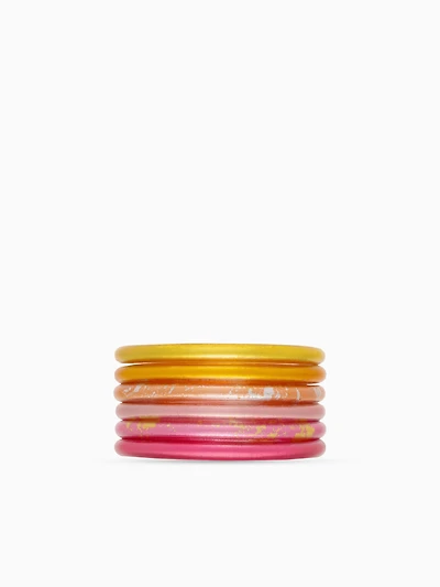 Spring Flower Bangle Stack