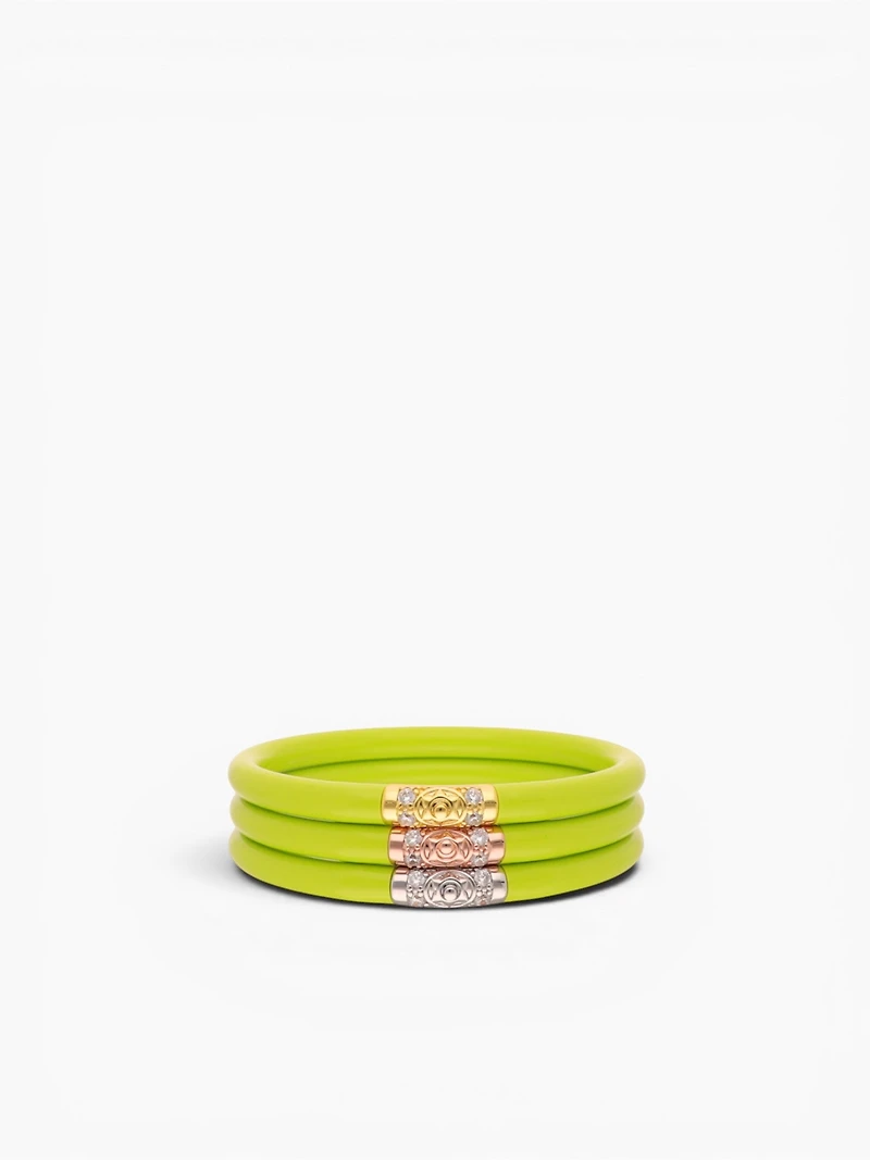 Three King All Weather Bangle Wasabi