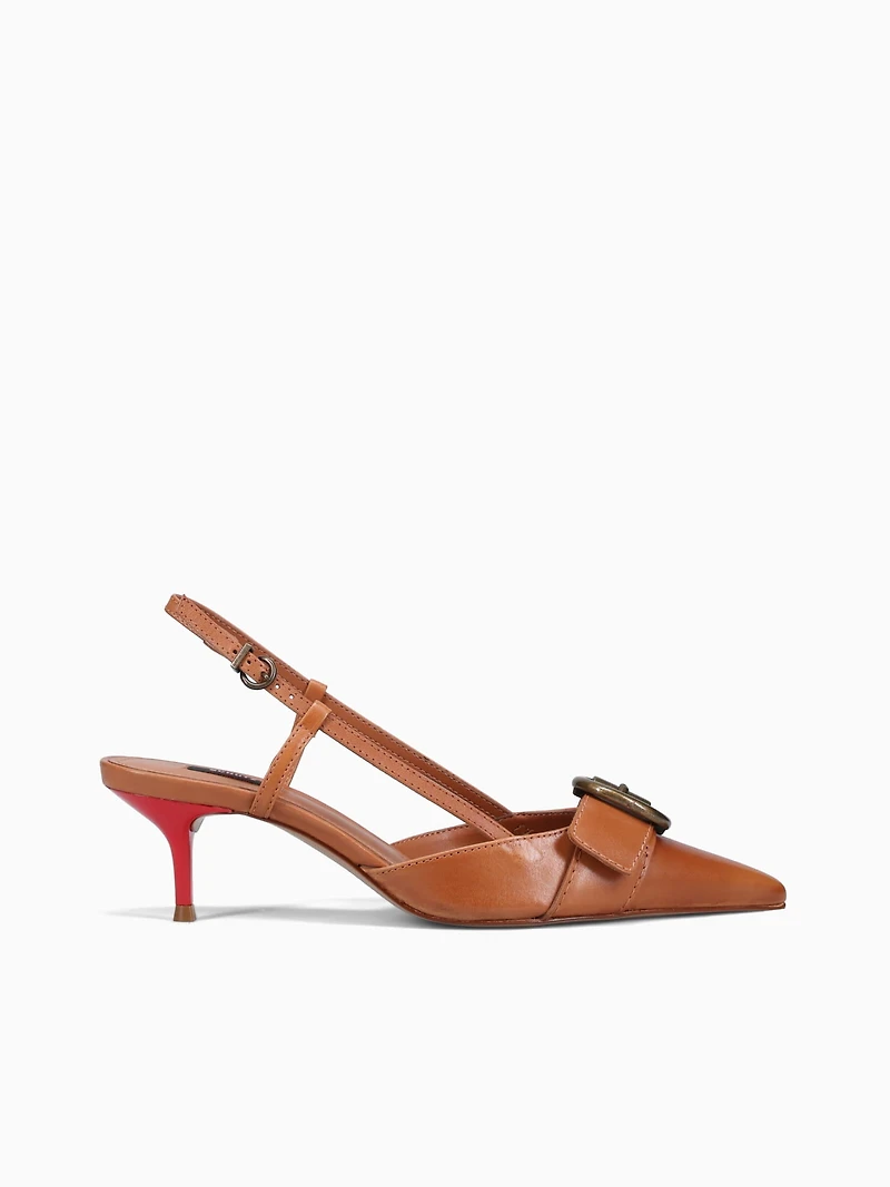 Aliz Cuoio Brown Leather