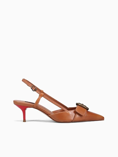 Aliz Cuoio Brown Leather