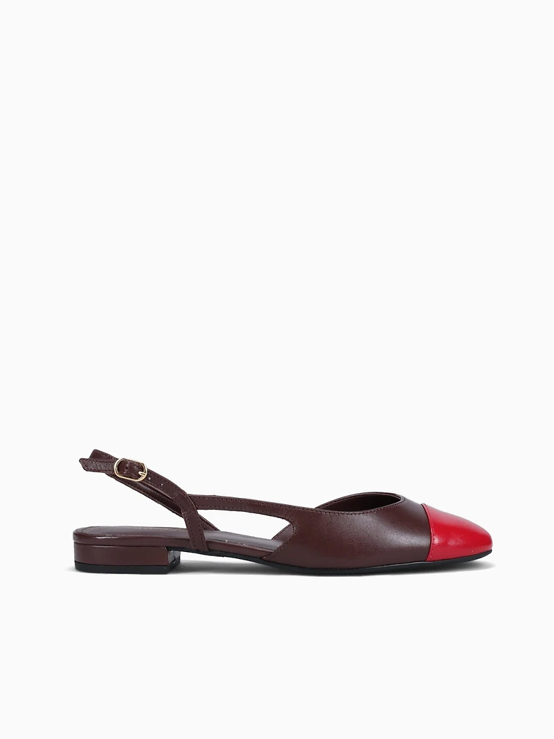 Juliette Brown Red nappa