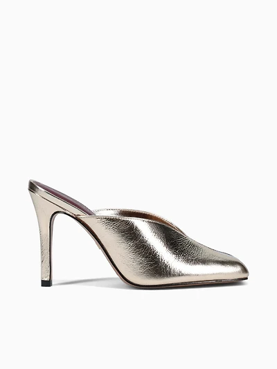 Elodie Platino Silver nappa Verniz