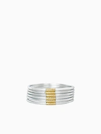 Lumine Silver All Weather Bangles