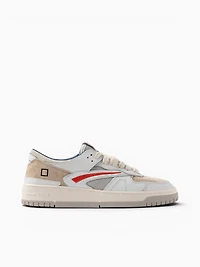 Torneo Pop White Orange leather