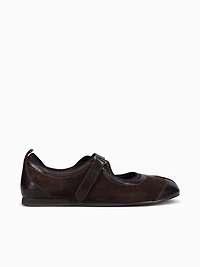 Thalion Brown Leather Suede