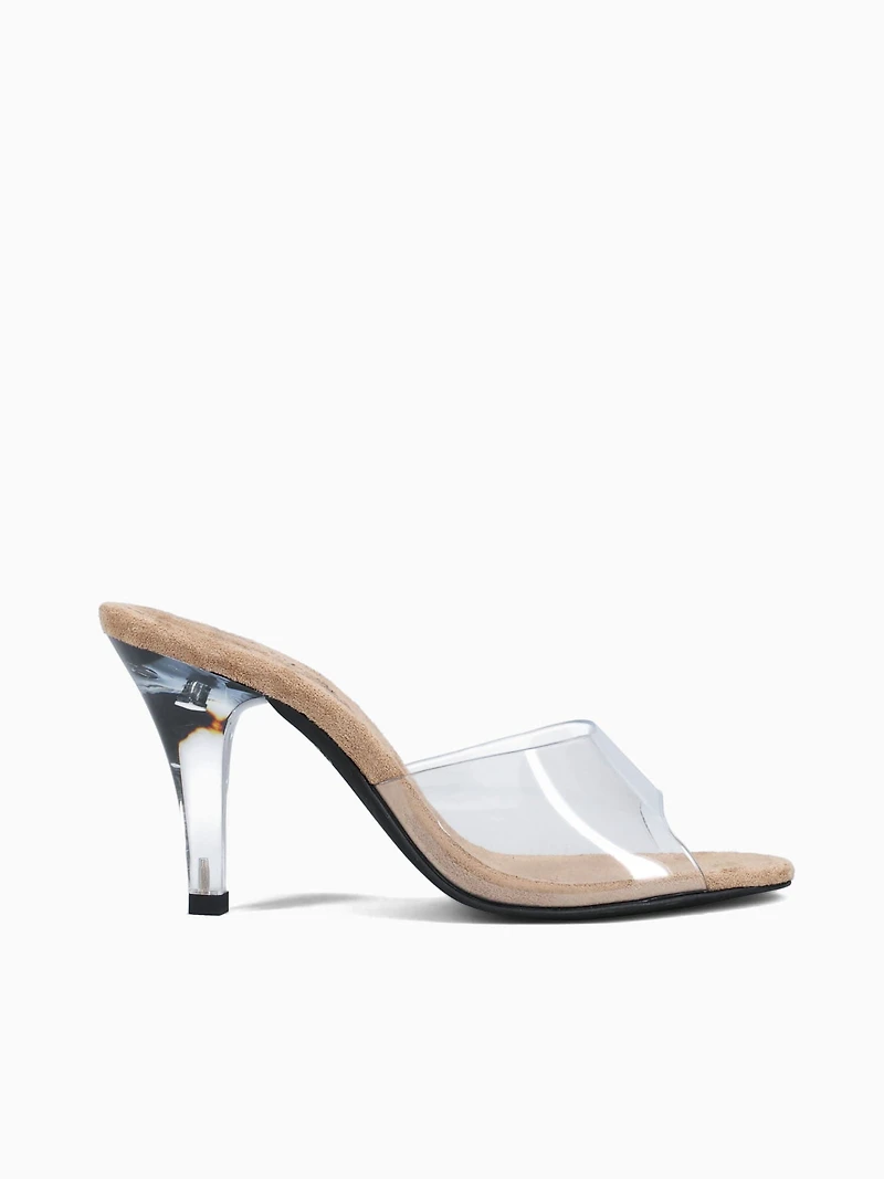 Cendrillon Nude Clear suede