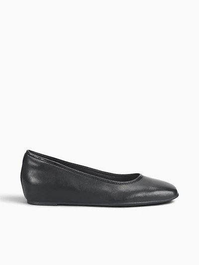 Poppy Black Leather