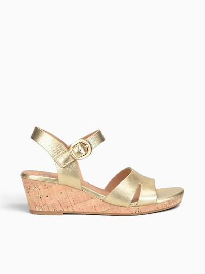Vanessa Gold Leather