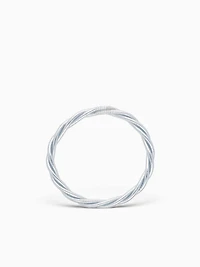 Silver Twist All Weather Bangle