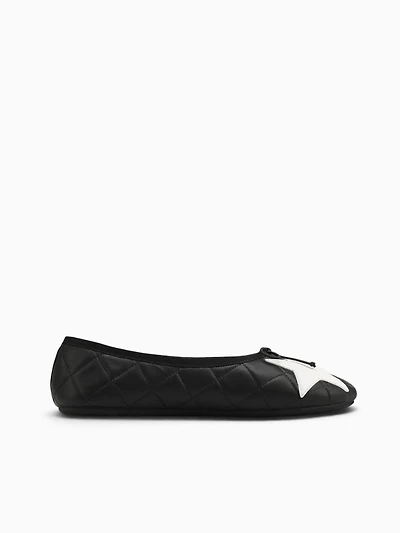 Bedford Black White leather