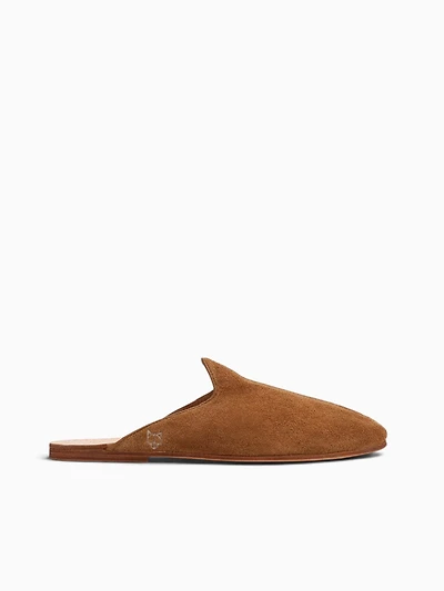 Jet Mule Tan Suede