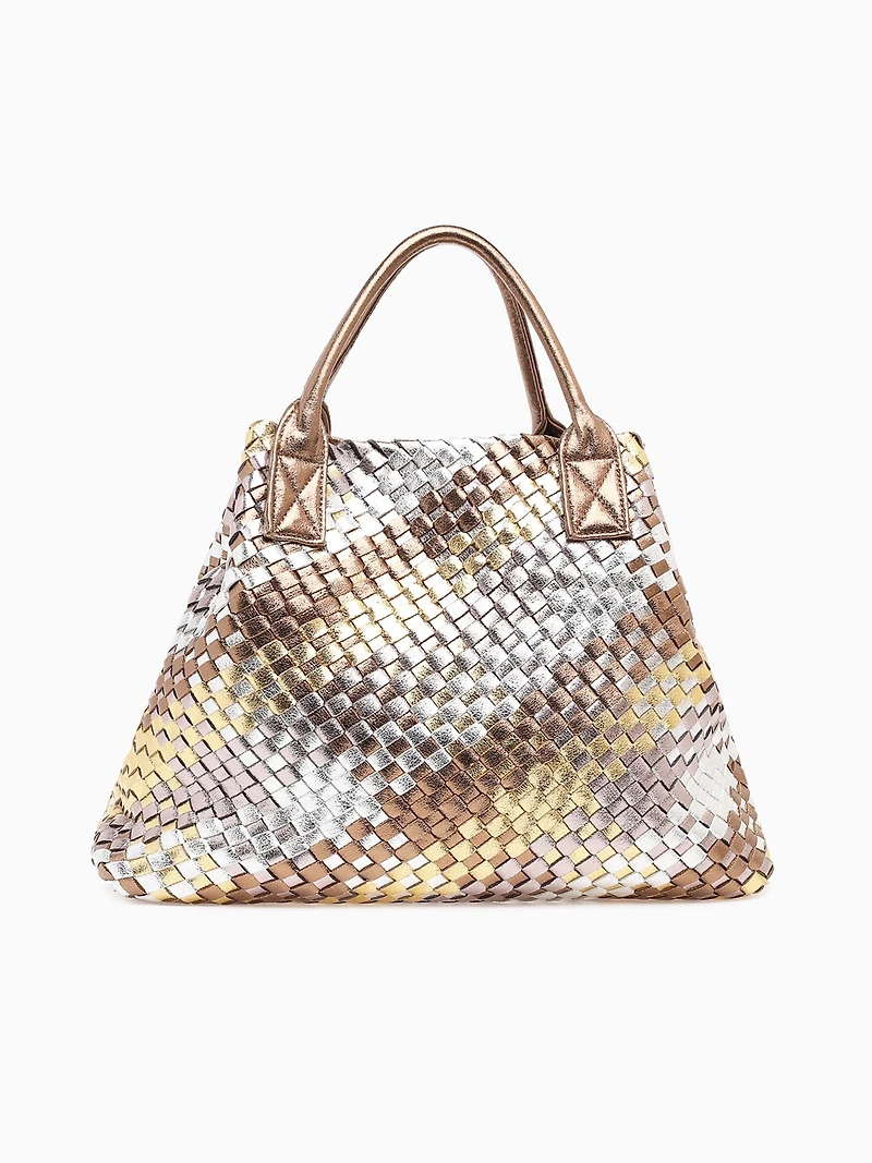 1904 Woven Tote Multi Met