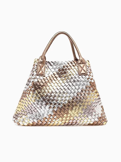 1904 Woven Tote Multi Met