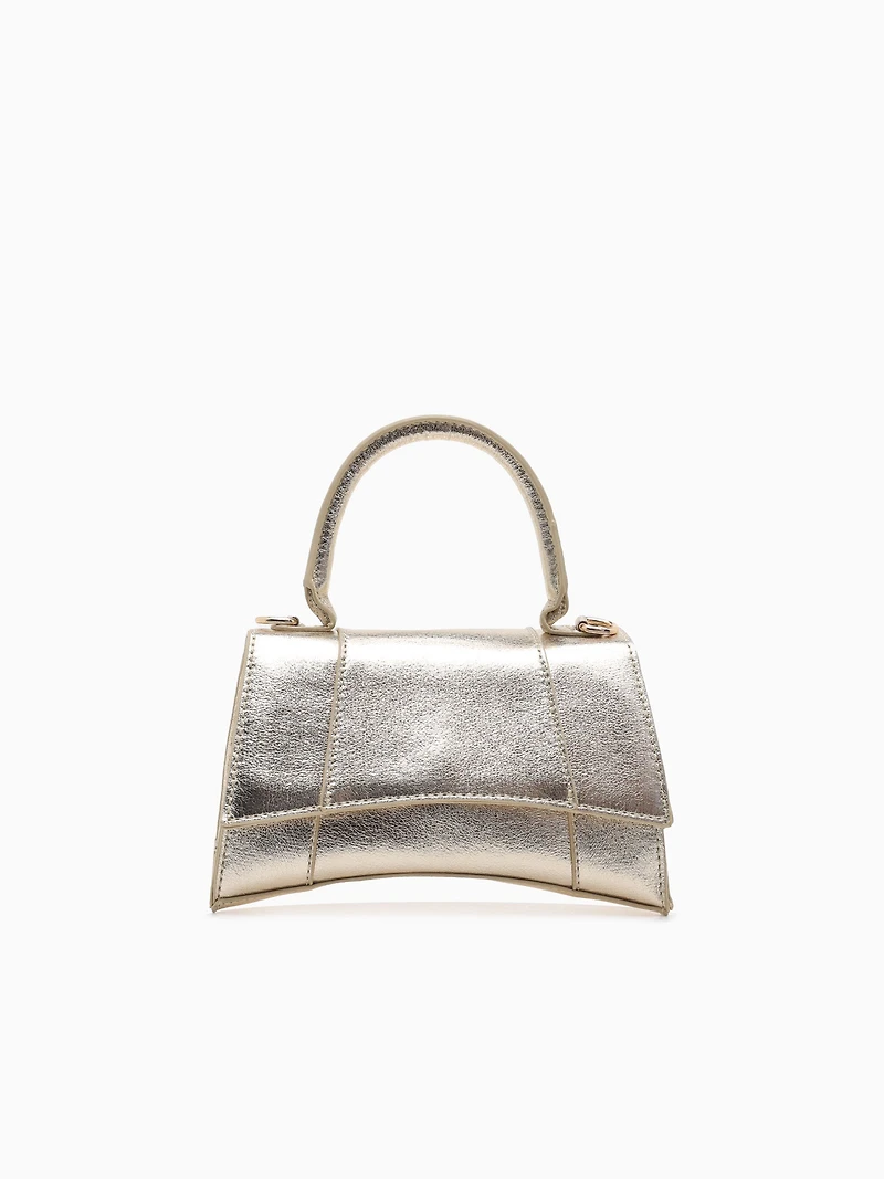 Lucas Metallic Top Handle Gold