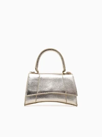 Lucas Metallic Top Handle Gold