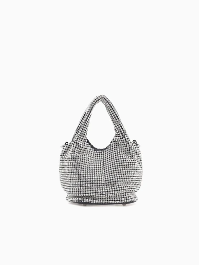 Rihanna Top Handle Bag Silver
