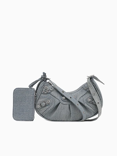 Bellatrix Denim Shoulder Bag Blue