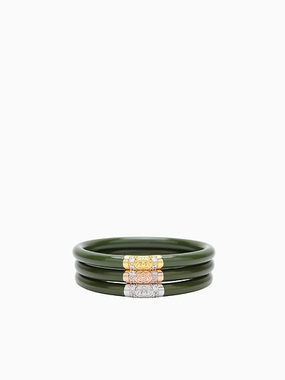 Three Kings All Weather Bangles Jade