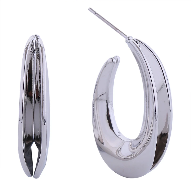 Oval Open Hoops