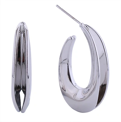 Oval Open Hoops