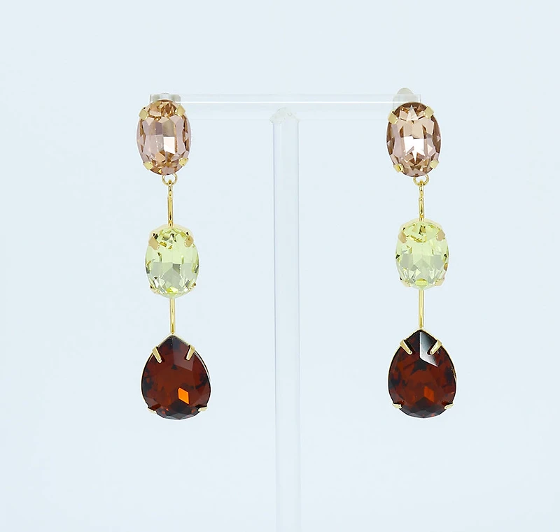 Crystal Drops Earring