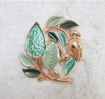 All About Leaves Brooch