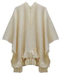 Ruffle Hem Ruana