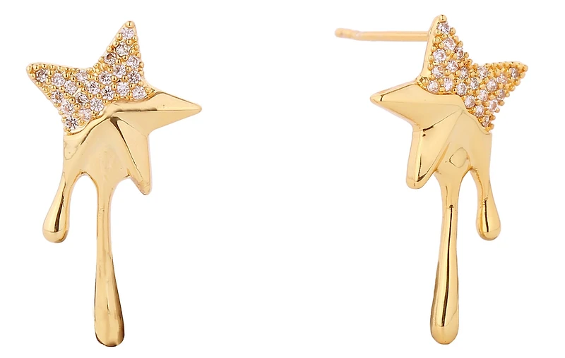 Drop Star Earrings
