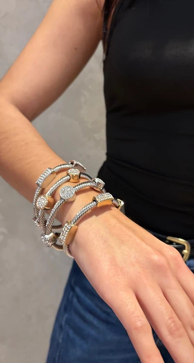 Rectangle Cable Bracelet