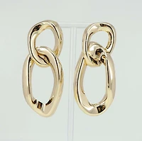 Dual Chain Link Earrings