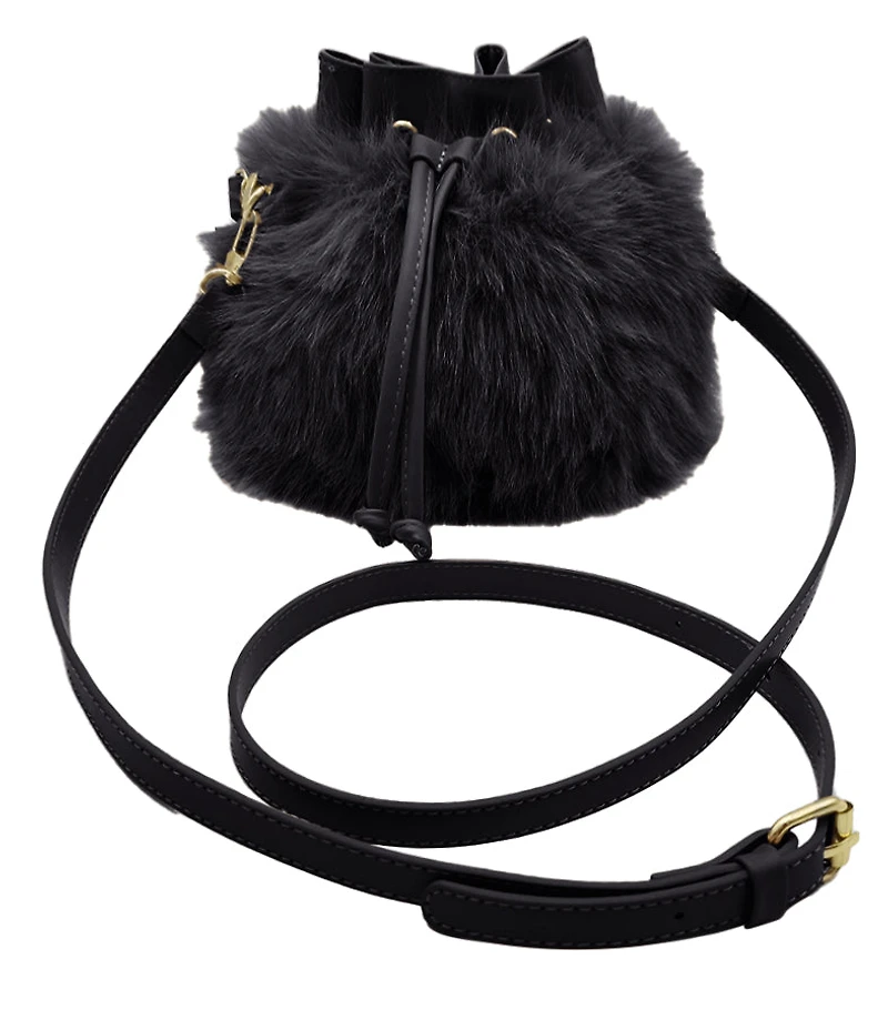 Fuzzy Bucket Bag