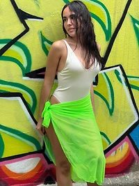 Solid Mesh Sarong