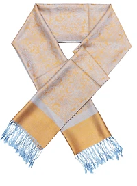 Jacquard Light Blue Orange