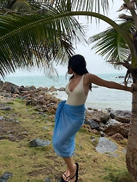Solid Mesh Sarong