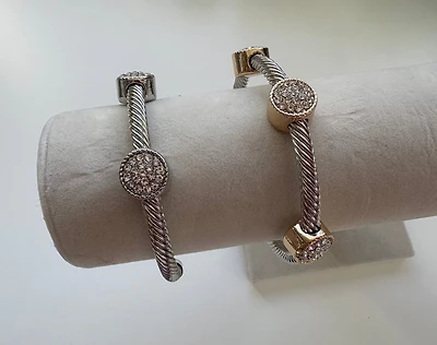Dotty Cable Bangle