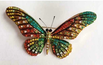 Rasta Flying Brooch