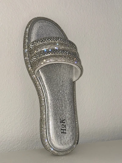 Swan Silver Sandal