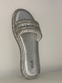 Swan Silver Sandal