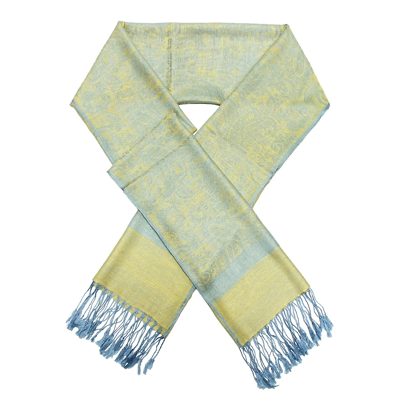 Jacquard Yellow/Baby Blue