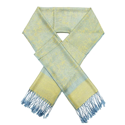 Jacquard Yellow/Baby Blue